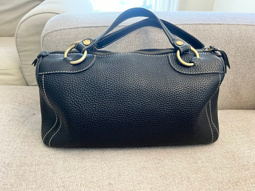 Celine leather boston bag