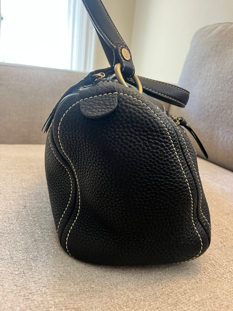 Celine leather boston bag