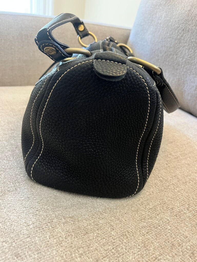 Celine leather boston bag