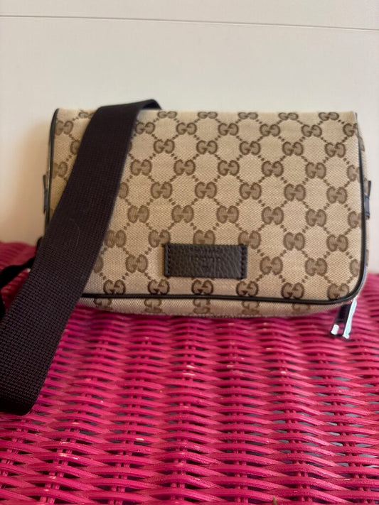 GG canvas belt bag