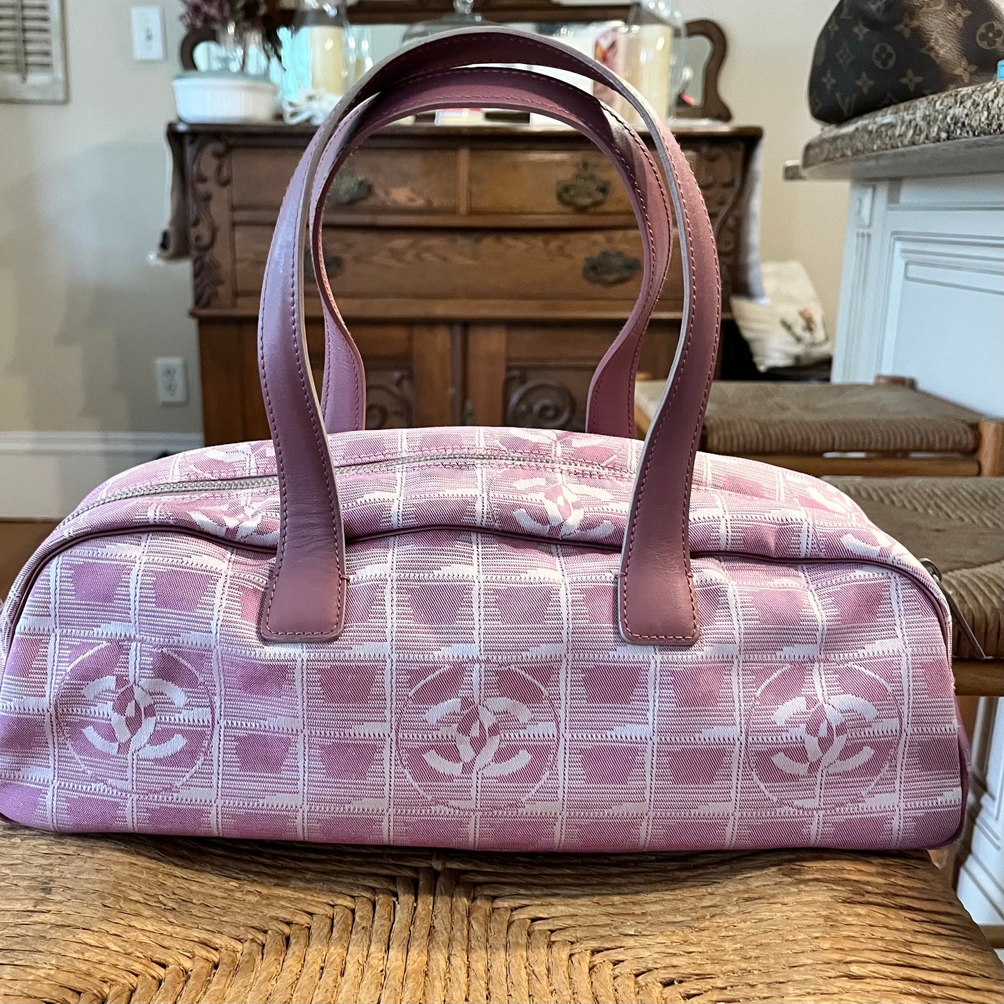 Travel Line Nylon Bowler Bag