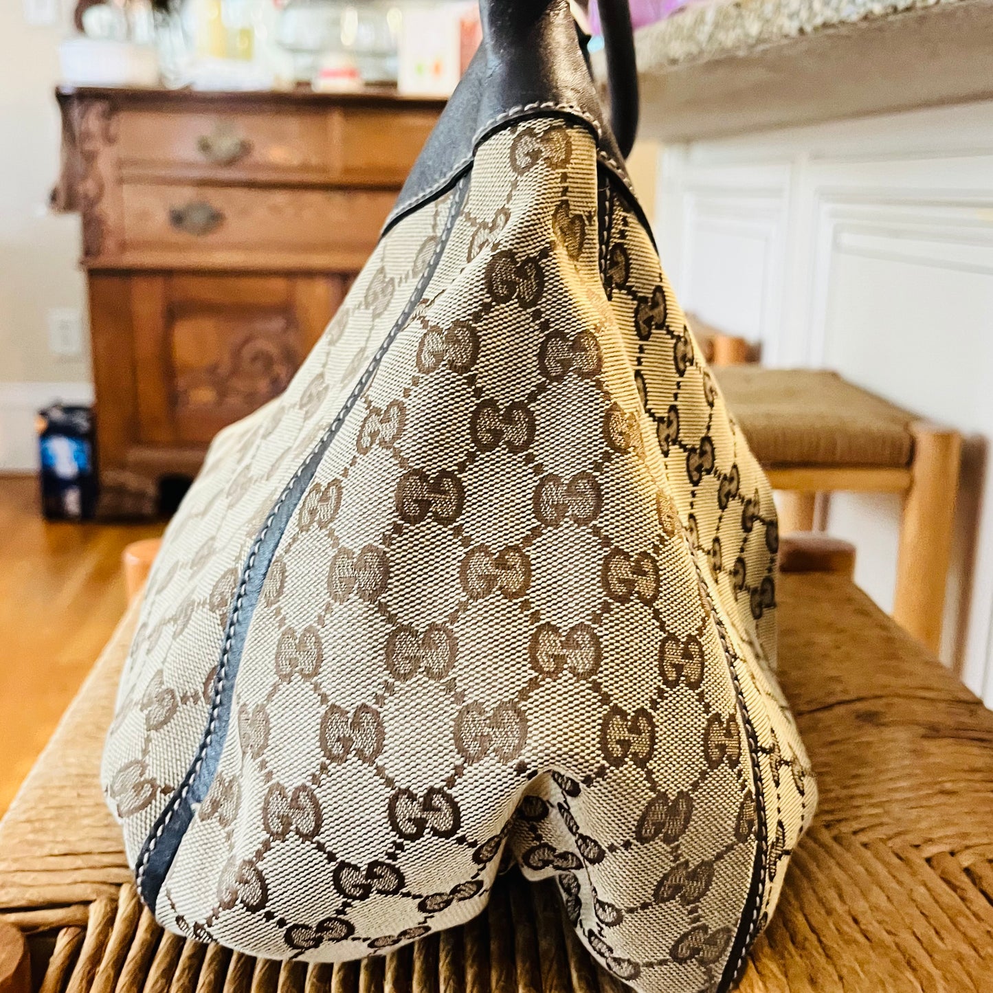 GC Canvas D Ring Abby Shoulder Bag
